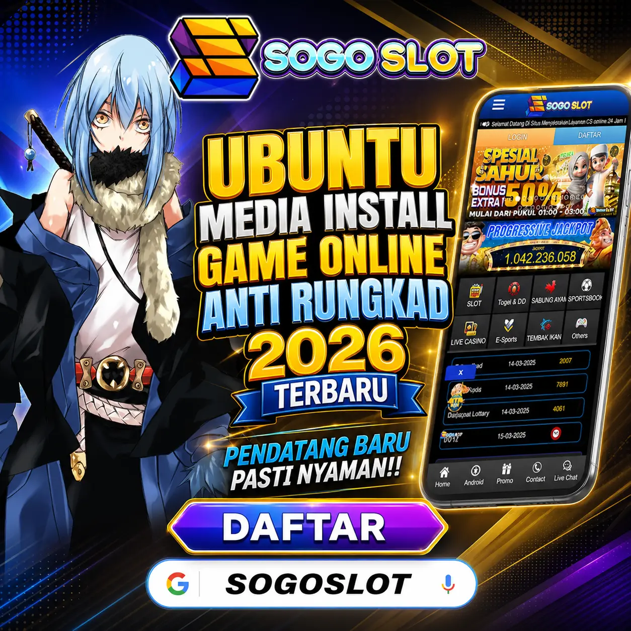 SOGOSLOT : Ubuntu Media Install Game Online Anti Rungkad 2026